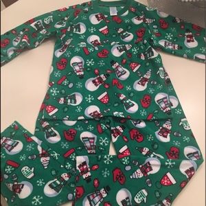Boys fleece Christmas PJs